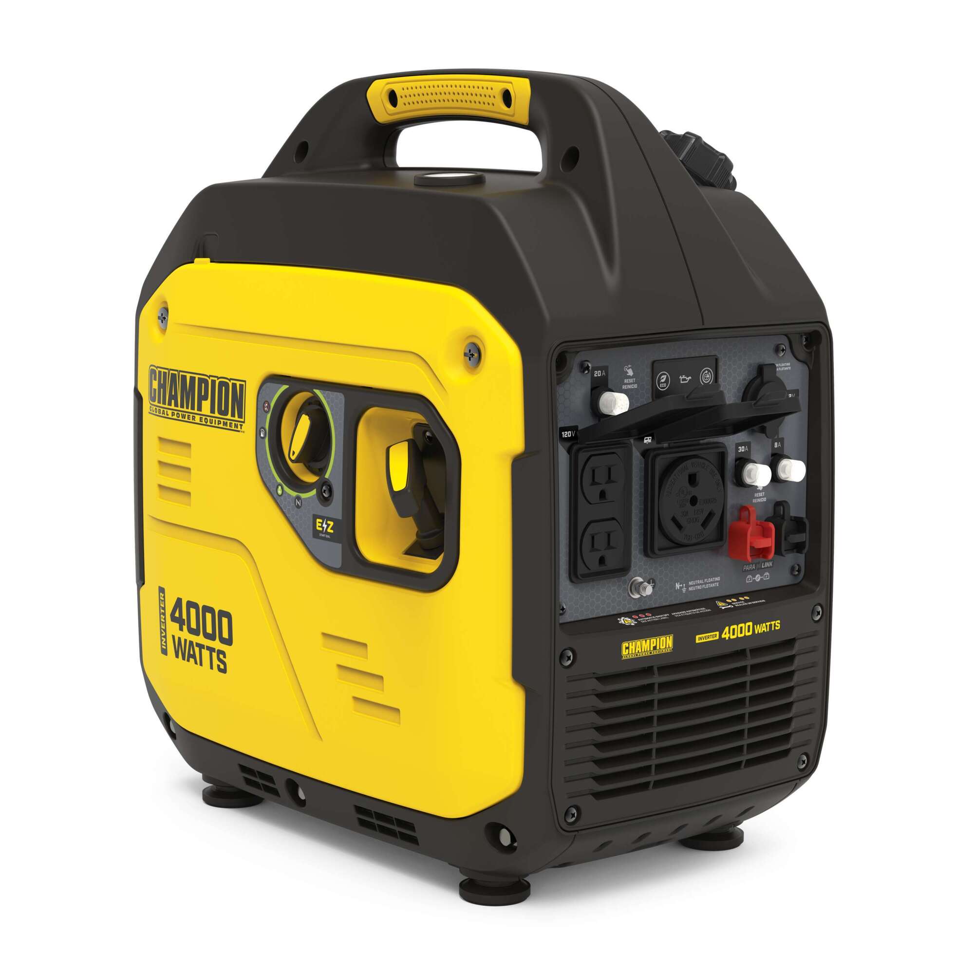 Champion Power Equipment Portable Inverter Generator — 4000W, RV Ready, Quiet Technology, CO Shield, Model# 100809